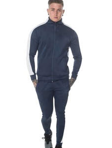 Wholesale Plus Size <b>Men's</b> Clothing Two Piece Set <b>Turtle</b> <b>Neck</b> Full Front Zip Tracksuit <b>Men's</b> High <b>Neck</b> Zipper Sweatsuit - Product Image 2