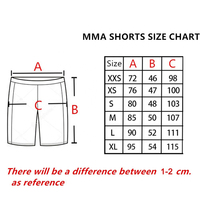 Celana Pendek MMA Pria Berkualitas Tinggi Bahan Polyester/Katun Stretch untuk Latihan UFC, Warna dan Logo Dapat Disesuaikan, Tahan Lama dan Ringan