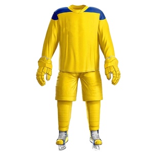 ชุดยูนิฟอร์มฮอกกี้น้ำแข็งแขนยาวผ้าโพลีเอสเตอร์นุ่ม แห้งเร็ว ระบายอากาศได้ดี สำหรับผู้ชาย ยี่ห้อ Solid Traders - Product Image 6