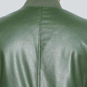 Top Selling <b>Lightweight</b> Casual Zipper <b>Men</b> Leather <b>Jacket</b> Best Quality Breathable Stand Collar Winter <b>Jacket</b> - Product Image 6