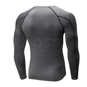 Vêtements de sport professionnels, construction flexible, t-shirt de compression, matière Spandex/Polyester, respectueux de l'environnement, pour la remise en forme et les activités de plein air - Product Image 2