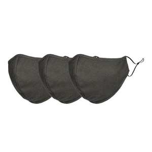 หน้ากากกีฬาป้องกันฝุ่นแบบซักได้ ใช้ซ้ำได้ พร้อมสายรัดจมูก แฟชั่นคุณภาพสูง สวมใส่สบาย สีพื้น ผ้าฝ้าย - Product Image 5