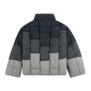 OEM Custom <b>Men</b> Winter Streetwear Puffer Jacket Stand Collar Cotton Windproof Warm Down Coat - Product Image 2