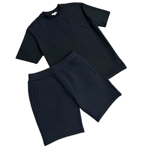 Nuevo Conjunto de Ropa Urbana para Hombre, Verano 2026, Personalizable al por Mayor, Transpirable, Tallas Grandes, Secado Rápido, Tejido de Poliéster/Algodón Terry de 360g, Color Sólido - Product Image 2