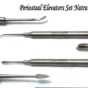 Instrumento Quirúrgico Dental Freer Elevator con Empuñadura Moleteada Plateada, Manual, Clase I, Certificado CE, Shuja Surgico - Product Image 2