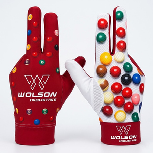 Gants de snooker de qualité supérieure en tissu maillé élastique, légers et portables, pour un contrôle précis du bâton de billard et l'entraînement. - Product Image 1