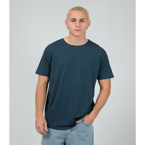 เสื้อยืดแขนสั้นผู้ชายสไตล์ลำลองสำหรับฤดูร้อน ผ้าถักระบายอากาศได้ดี ทรงหลวม ใส่สบาย แบบยูนิเซ็กส์ สตรีทแวร์ สไตล์สตรีท - Product Image 1