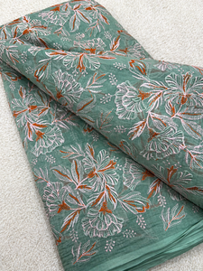 Malty embroidery fabric lace fabric <b>sequin</b> fabric african print fabric for boutique dress and apparel manufacturer global supply - Product Image 3