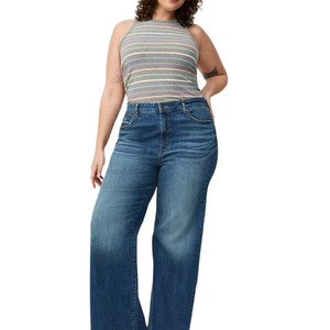 เสื้อกล้ามคอกลมลำลองสำหรับผู้หญิงไซส์ใหญ่ ผ้าเจอร์ซีย์เนื้อนุ่มพิเศษ - Product Image 5