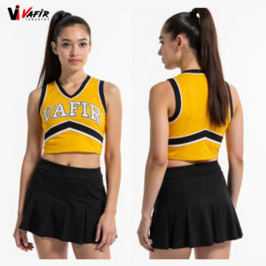 OEM VAFIR Wears 2023 Uniformes de cheerleading All Star pour filles et adultes, vente en gros, respirant, polyester, élasthanne, coton, soie, latex, nylon - Product Image 1