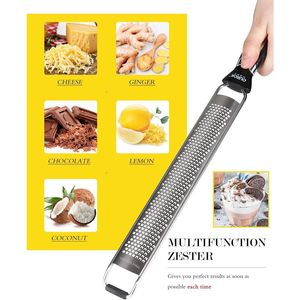 Rallador de Queso Manual de Acero Inoxidable para Cocina, Rallador de Limón, Queso Parmesano, Chocolate, Coco, Nuez Mosqueta y Cítricos - Product Image 2