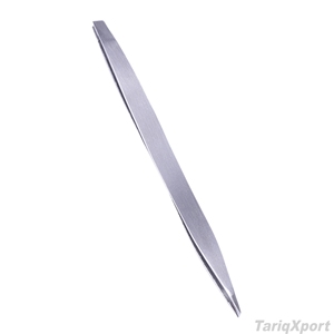 Pince à épiler professionnelle en acier inoxydable à double extrémité, à pointe inclinée de précision, pour cils et sourcils, vente en gros d'usine, sûre - Product Image 6