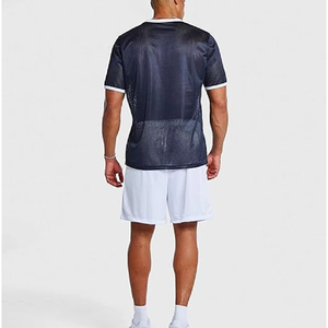 เสื้อเจอร์ซีย์ตาข่ายทรงเข้ารูปสำหรับผู้ชาย รุ่นปี 2026 แห้งเร็ว น้ำหนักเบา ระบายอากาศได้ดี พร้อมโลโก้สั่งทำ คุณภาพสูง - Product Image 5