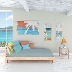 Obra de Arte de verano decorativa tamaño estándar azul Tan Dachshund funda de almohada Wirehair girasoles ligero Super suave fundas de cojines - Product Image 5