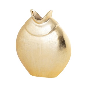 Elegante Jarrón Decorativo de Bronce Art Deco, Diseño de Rostro Hecho a Mano, 34 cm de Altura - Product Image 4