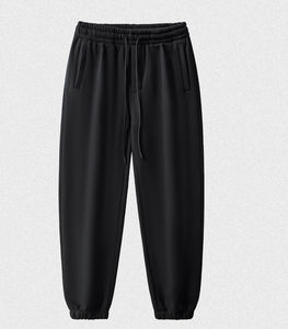 Pantalon de jogging vintage en coton, nouveau design, impression personnalisée du logo, effet délavé, coupe ample et large pour homme - Product Image 4