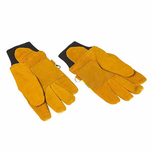 Gants de protection pour les mains 2026, gants en cuir pour pompiers, meilleurs gants de sécurité pour la fabrication, service OEM, gants de pompier - Product Image 2