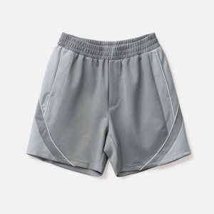 Conjunto de Pantalones Cortos y Camiseta Deportivos de Punto para Hombre OEM, Conjunto Personalizado de Secado Rápido, Poliéster/Algodón Estampado, Verano - Product Image 4