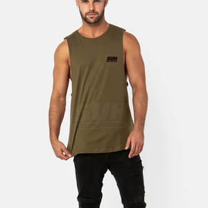 Camiseta Deportiva de Algodón 100% Tejida al por Mayor, Color Sólido, para Hombre, Diseño de Logotipo Personalizado, Transpirable, para Venta en Línea - Product Image 4