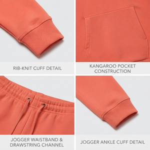 Ensemble de survêtement élégant pour femme, coupe confortable, en mélange de coton, idéal pour les tenues décontractées - Product Image 5