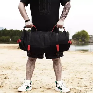 Sac de sable de fitness réglable et robuste Lamatex Sports avec fermeture éclair et poignées pour l'entraînement de force à domicile et en extérieur - Product Image 6