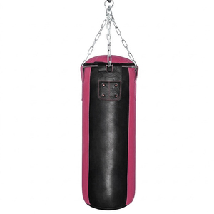 Saco de boxeo de cuero para fitness, colgante, relleno, venta al por mayor de fábrica a precio mayorista - Product Image 1