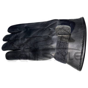 Gants de conduite en cuir noir, en peau de mouton de qualité supérieure, pour hommes et femmes, gants d'hiver, logo personnalisé, vente en gros, gants de conduite classiques - Product Image 3