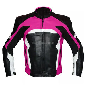 Vestes d'hiver en cuir véritable sur mesure pour moto OEM 100% originales Veste en cuir pour moto pour homme Vêtements de course automobile et de vélo - Product Image 4