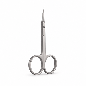 Ciseaux à cuticules à pointe fine KD.706 pour manucure et pédicure, outils de salon de beauté en acier inoxydable, lames courbées russes aiguisées - Product Image 3