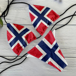 Maillot de bain bikini sexy orné de cristaux, style rétro européen et américain - Product Image 2