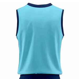 Camiseta Deportiva Corta con Cuello en V, Estampada, Uniforme de Voleibol, Secado Rápido, Poliéster, Unisex, Primavera/Verano, Equipación para Partidos de Club, Personalizable para Equipos - Product Image 6