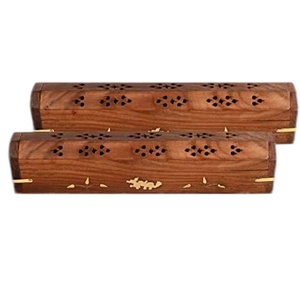 Quemador de palo de incienso de regalo personalizado de alta calidad del proveedor indio soporte de incienso de madera con modelo de aroma de sándalo nuevo - Product Image 5