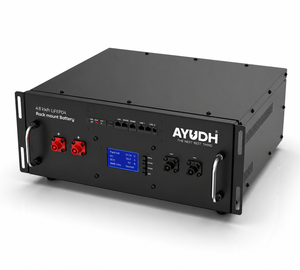 Top Notch Quality Home Energy Storage CAN RS-232 RS485 Communication Port <b>24V</b> 200Ah Rack Mounted LiFePO4 <b>Battery</b> from India - Product Image 1