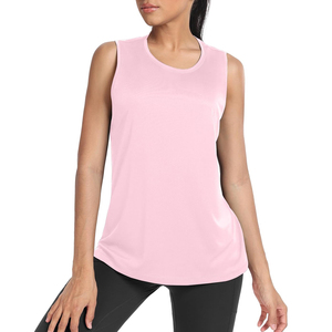 Women Tank <b>Top</b> in Stock Casual Sleeveless 100% Cotton Loose Fit Solid Breathable ODM Summer Ready to Ship - Product Image 1