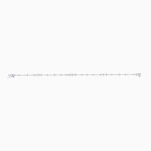 Lab Grown Round Diamond Tennis Bracelet Graduated Pave <b>Solid</b> 14K 18K 22K White <b>Gold</b> VVS VS SI D to G Fine Luxury Jewelry OEM ODM - Product Image 1