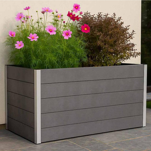 Bac à légumes modulaire surélevé de style campagnard, modèles standard, idéal pour la cour – Vente en cours - Product Image 3