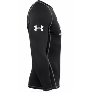 Camiseta Deportiva de Compresión para Hombre, Manga Larga, con Logotipo Frontal, Talla Personalizada, Cómoda, Fabricada en Pakistán, Gran Venta - Product Image 3