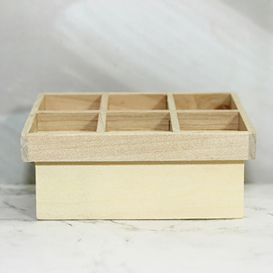 Mini estantería de madera con seis compartimentos, vitrina, organizador de frutas y verduras para casa de muñecas, bandeja para coleccionables de arte, para mayores de 14 años - Product Image 2