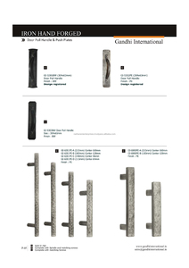 Thiết kế mới nhất chất lượng tốt nhất trang trí đồng bằng chất lượng thiết kế mới cửa xử lý phần cứng mộc mạc - Product Image 2