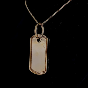 Luxury 18K Gold Plated Moissanite Diamond Pendant Micro Pave Round Brilliant Cut Shield Shape Unisex Everyday Wear - Product Image 5
