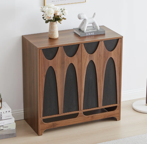 Modern design Luxury High Quality Mango Wood Cabinet with adjustable shelves Stackable Indoor Design for suitable everwhere - Product Image 5