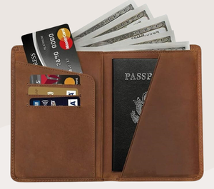 Fabricación de Porta Pasaportes Personalizados, Funda para Pasaporte, Funda para Tarjetas, Cartera de Cuero Suave para Pasaportes para Hombres y Mujeres - Product Image 3