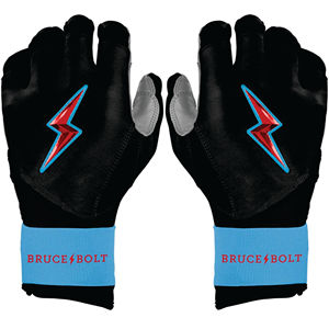 ถุงมือตีเบสบอลรุ่น Bear Series Long Cuff สีดำ Miami ยี่ห้อ BRUCE BOLT ขายส่ง ถุงมือตีเบสบอลมืออาชีพล่าสุด สำหรับทุกเพศ - Product Image 1