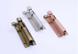 Solid Brass <b>Security</b> Door <b>Bolt</b> with Antique Brass Slide Latch Lock Easy Installation for Wooden Doors & Cabinets Luxury Modern - Product Image 3