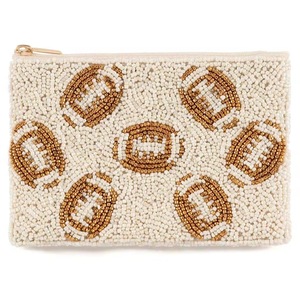 BEST TEACHER EVER Nouveau design porte-monnaie perlé en perles de rocaille découpées, mini porte-monnaie à fermeture éclair, porte-monnaie brodé magnifique pour - Product Image 4