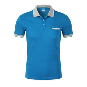 Chemises Polo pour Hommes en Coton avec Logo Personnalisé, Manches Courtes, Haut d'Été, Tailles Grandes, Chemises Polo pour Hommes - Product Image 1