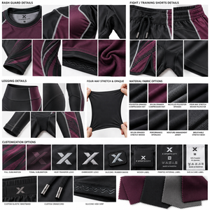 Vêtements de sport et d'arts martiaux pour femmes |   Blanc Marron Bleu Vert |   Fabricant OEM ODM |   Shorts Leggings Haut de Gamme | - Product Image 4