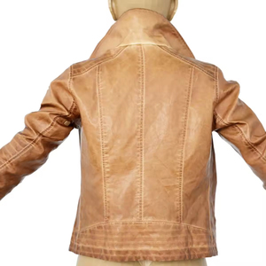 High Quality <b>Synthetic</b> <b>Leather</b> Bomber Jacket Custom Fashion Unisex Stand Collar Solid Custom Color Custom Size Plus Size Hooded - Product Image 2