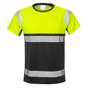 Chemise de sécurité réfléchissante personnalisée en polyester haute visibilité pour les opérations sur le terrain, uniforme d'ingénieur industriel à manches longues, respirant - Product Image 5