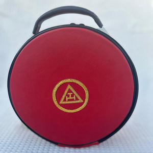 Étui pour casquette de couronne rouge de l'arche royale maçonnique : Disponible dans toutes les tailles - Product Image 2